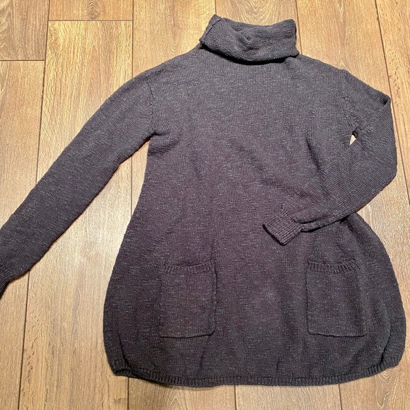 BDG Women's Slub Cowl-Neck Sweater Dress in Grey│Size Small - Picture 4 of 15